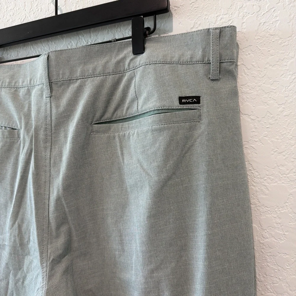 RVCA Dual Purpose Trunk Gray Seafoam Green Men's Short Size 38